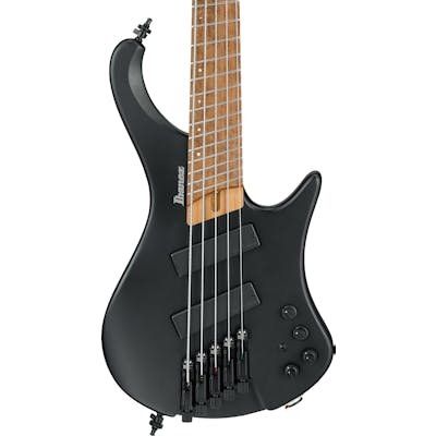Ibanez EHB1005MS 5-String Headless Multi-Scale Bass Guitar in Black Flat